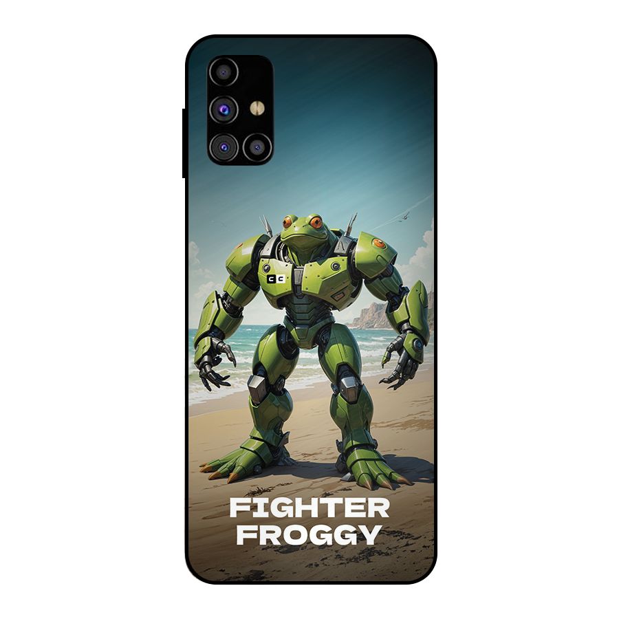 Fighter Froggy Metal Back Case for Galaxy M31s