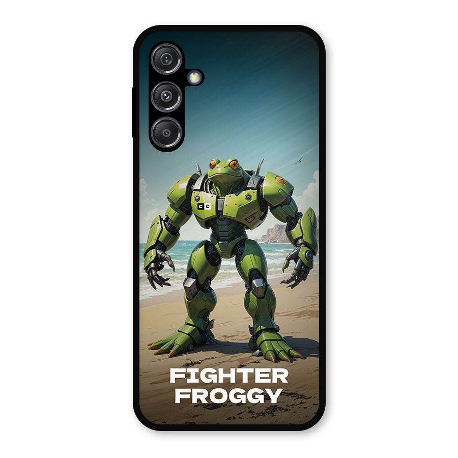 Fighter Froggy Metal Back Case for Galaxy M34 5G