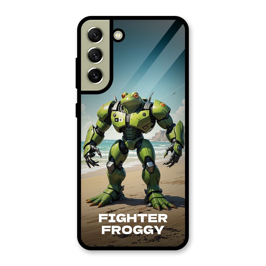 Fighter Froggy Metal Back Case for Galaxy S21 FE 5G (2023)