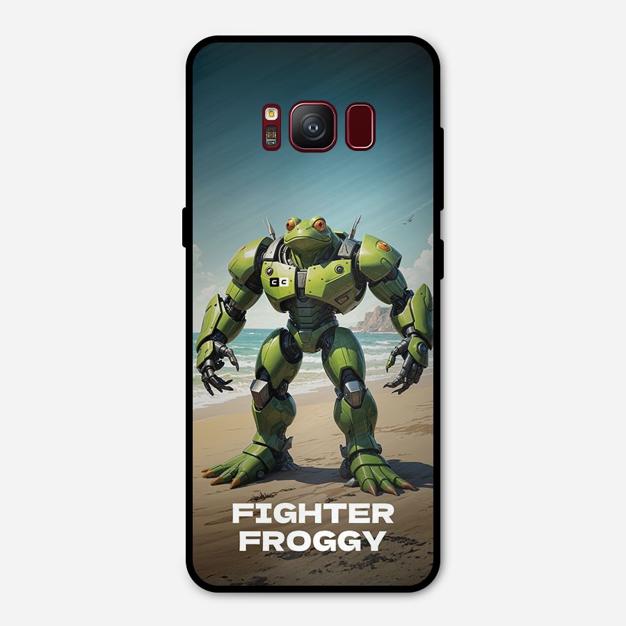 Fighter Froggy Metal Back Case for Galaxy S8