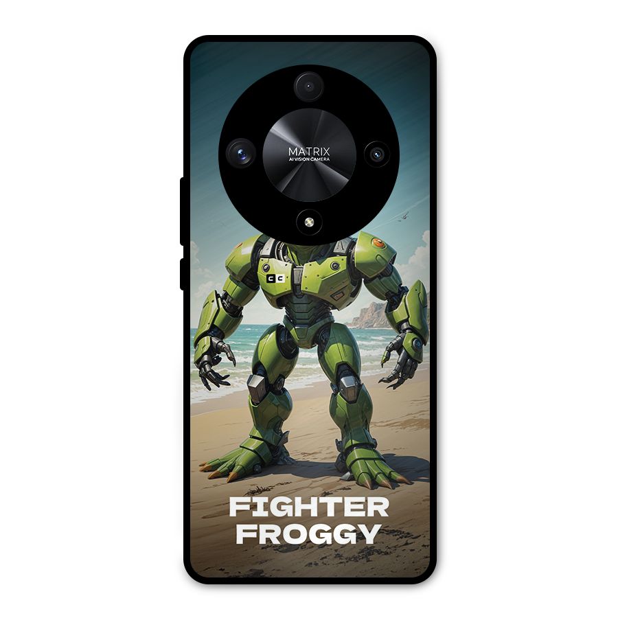 Fighter Froggy Metal Back Case for Honor X9b