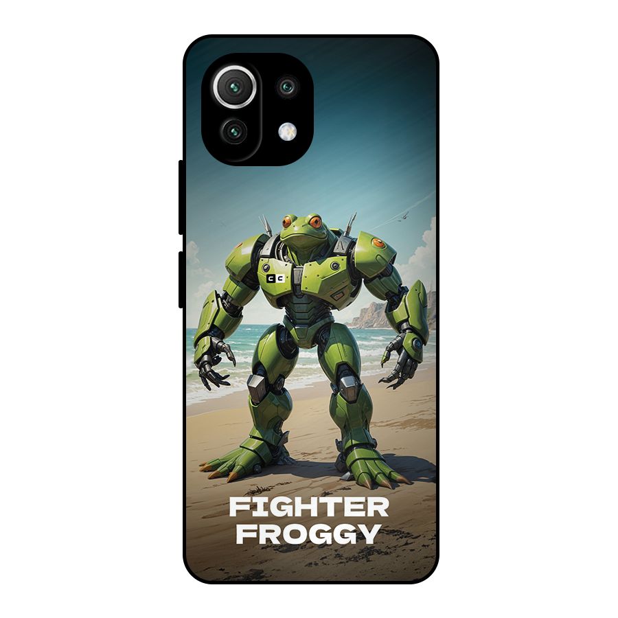 Fighter Froggy Metal Back Case for Mi 11 Lite