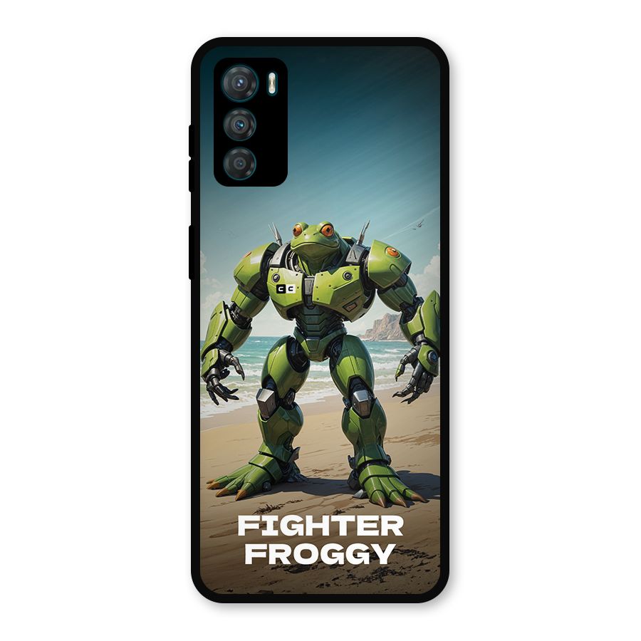 Fighter Froggy Metal Back Case for Moto G42