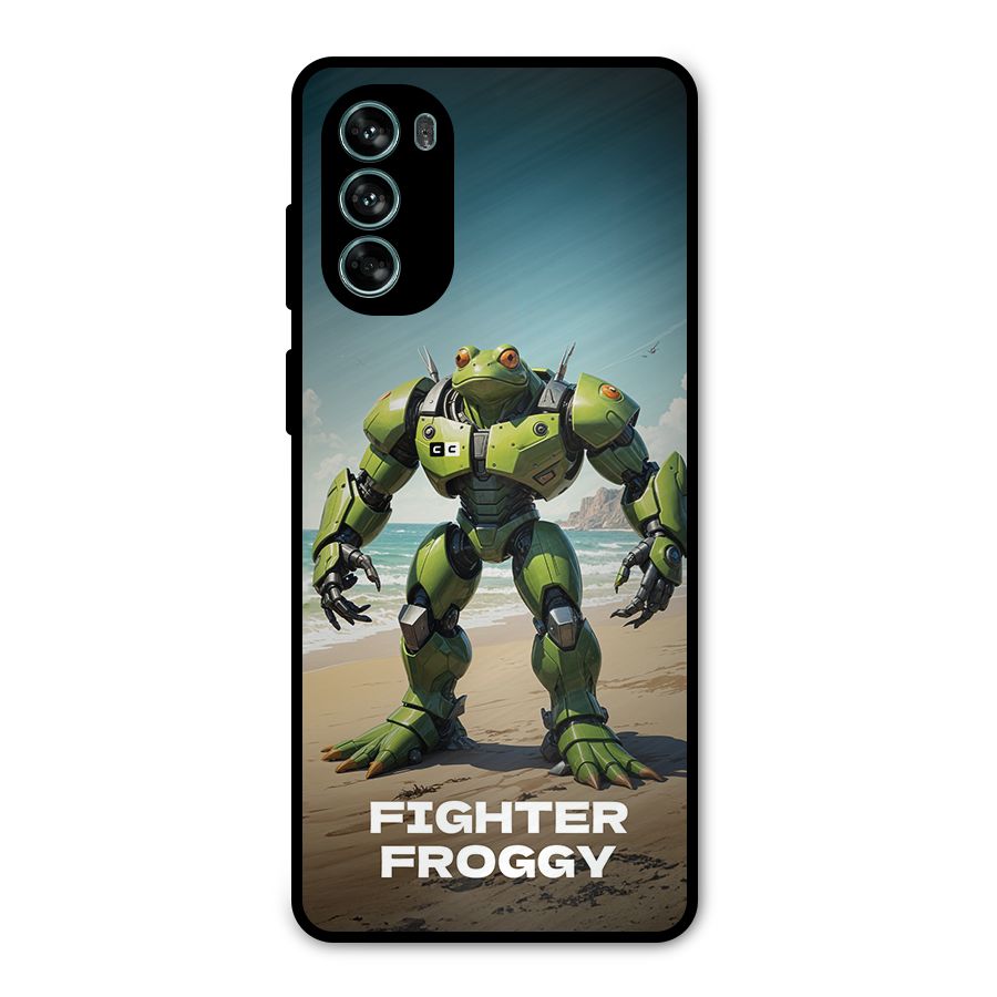 Fighter Froggy Metal Back Case for Moto G62
