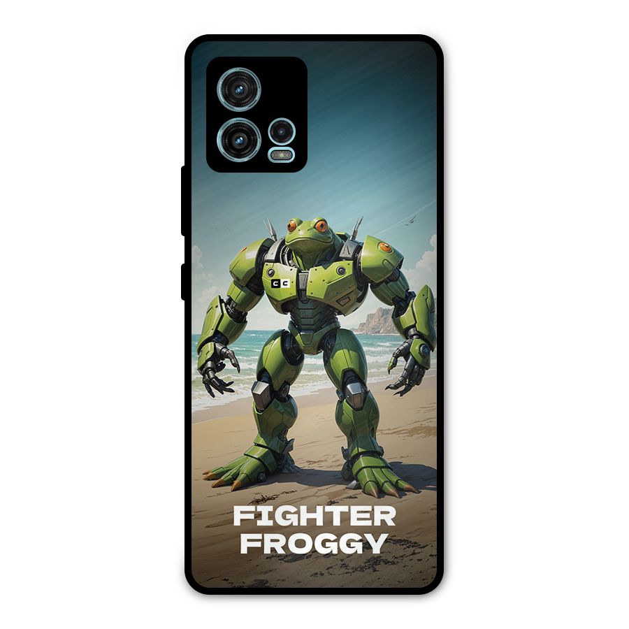 Fighter Froggy Metal Back Case for Moto G72