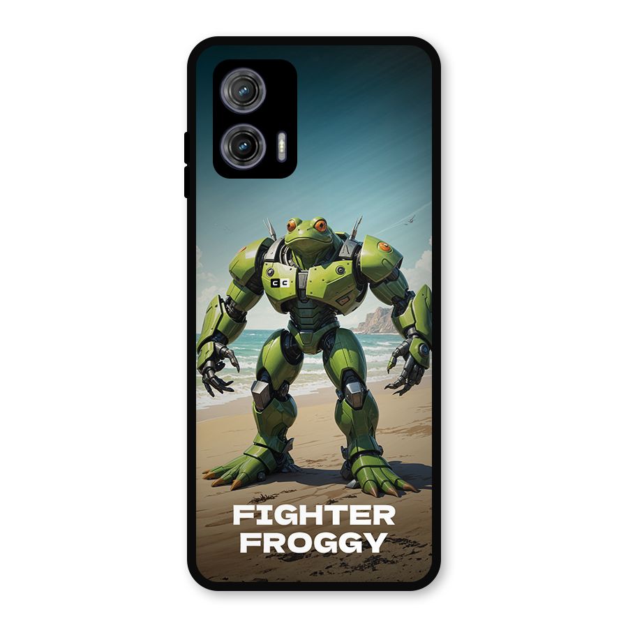Fighter Froggy Metal Back Case for Moto G73