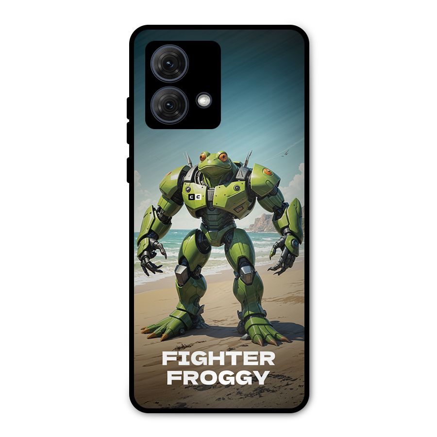 Fighter Froggy Metal Back Case for Moto G84
