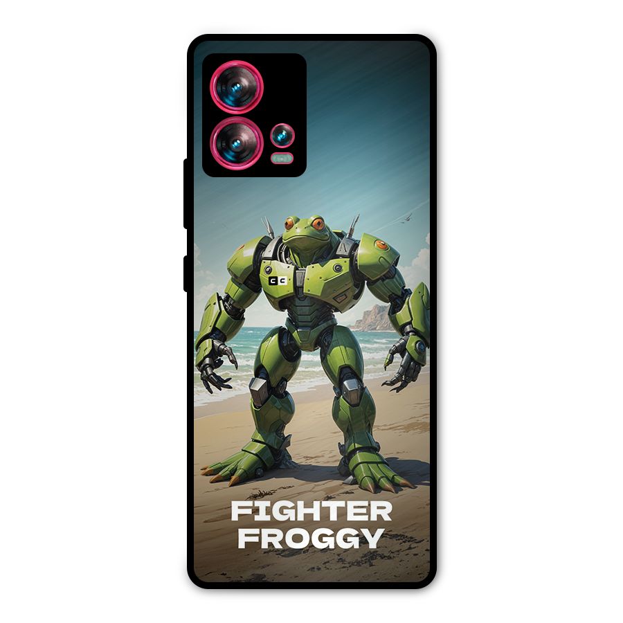 Fighter Froggy Metal Back Case for Motorola Edge 30 Fusion