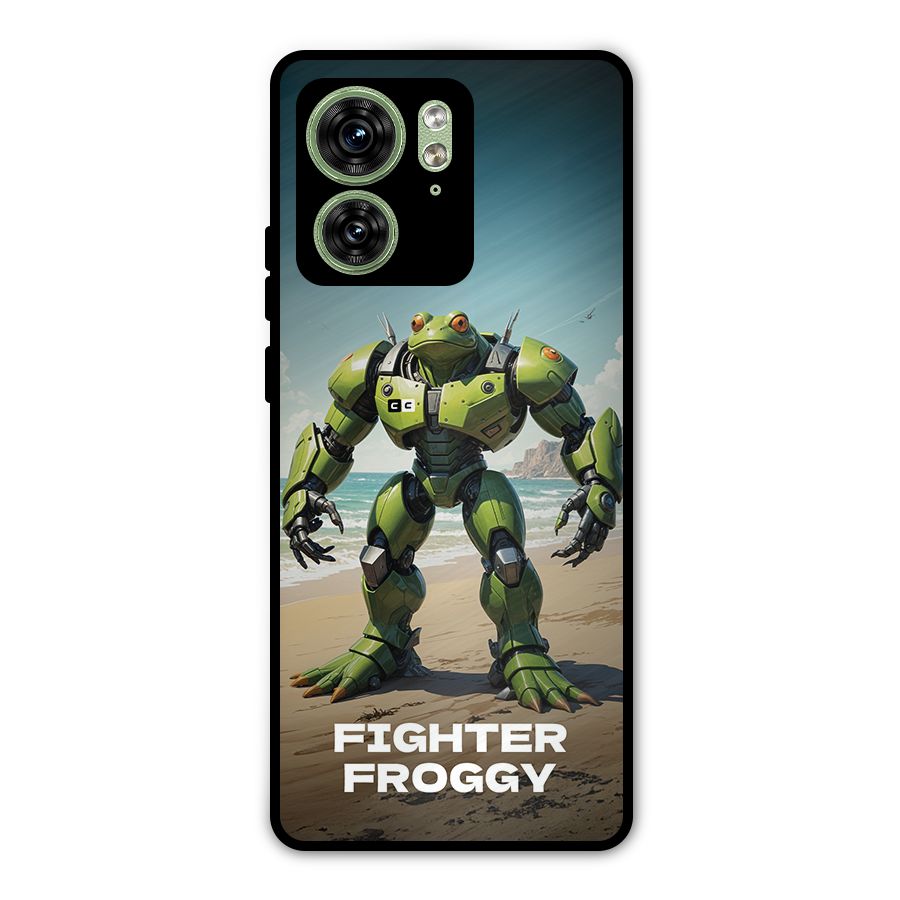 Fighter Froggy Metal Back Case for Motorola Edge 40 5G