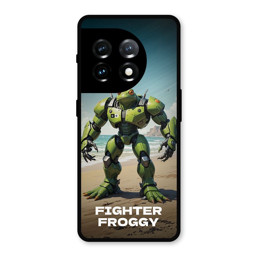 Fighter Froggy Metal Back Case for OnePlus 11