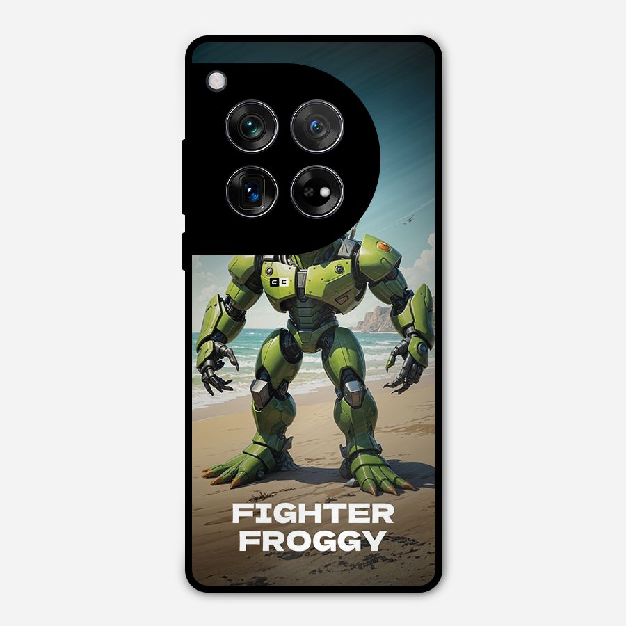 Fighter Froggy Metal Back Case for OnePlus 12