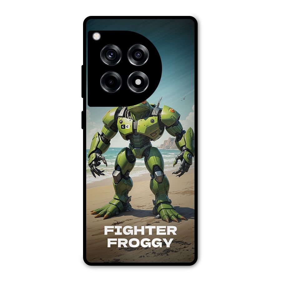 Fighter Froggy Metal Back Case for OnePlus 12R