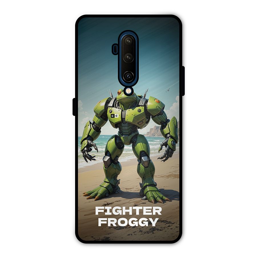 Fighter Froggy Metal Back Case for OnePlus 7T Pro