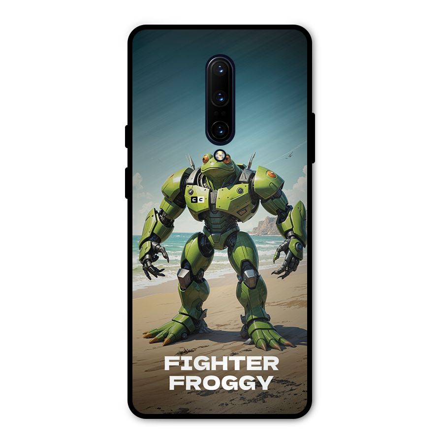 Fighter Froggy Metal Back Case for OnePlus 7 Pro