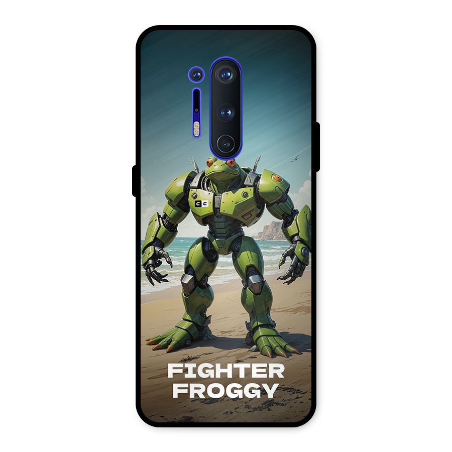 Fighter Froggy Metal Back Case for OnePlus 8 Pro