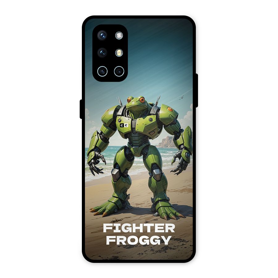 Fighter Froggy Metal Back Case for OnePlus 9R