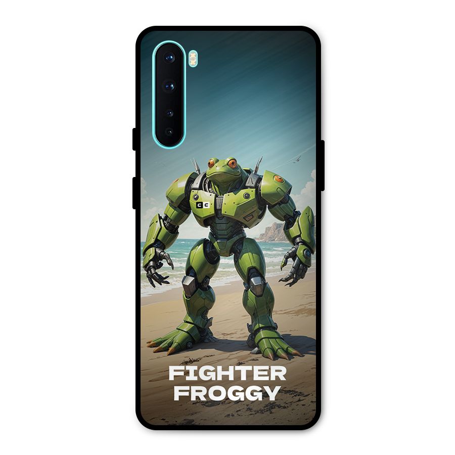 Fighter Froggy Metal Back Case for OnePlus Nord
