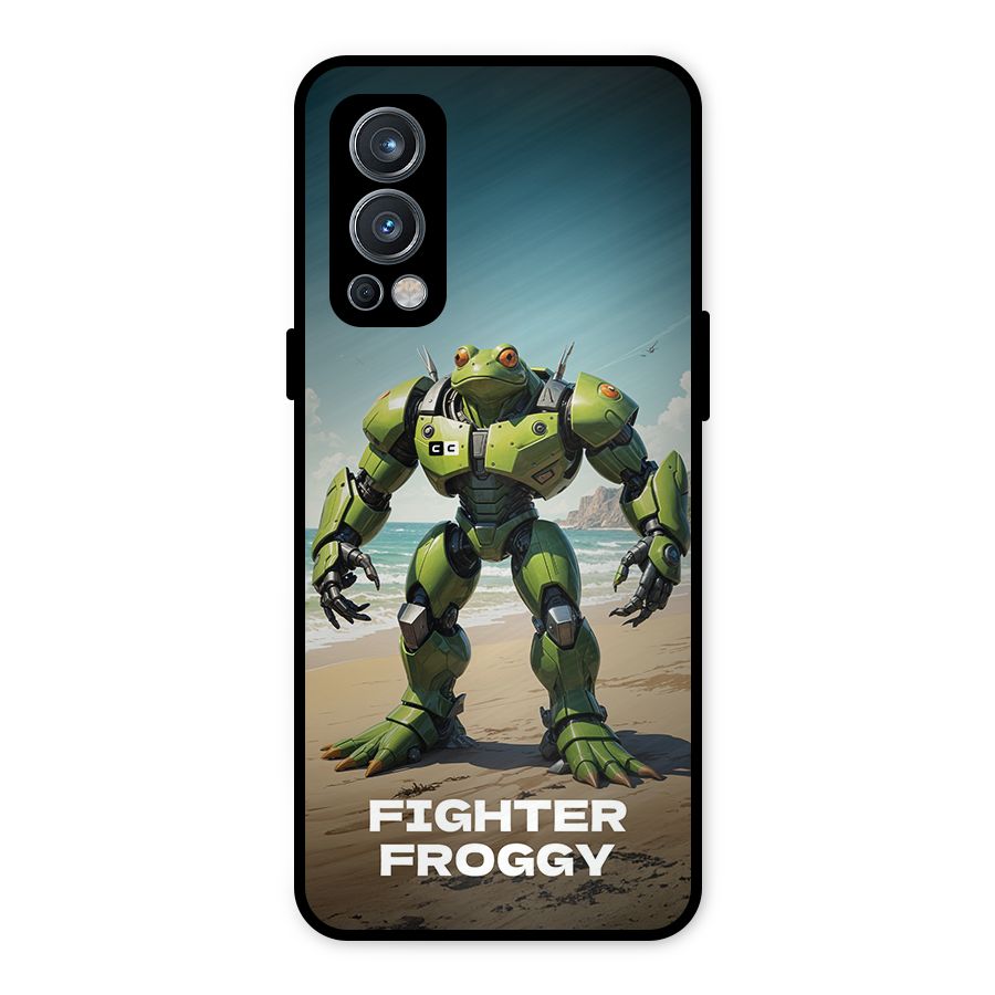Fighter Froggy Metal Back Case for OnePlus Nord 2 5G