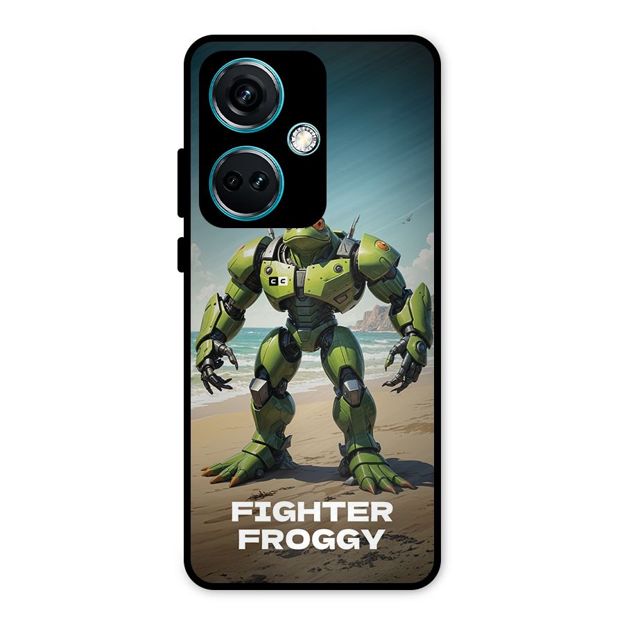 Fighter Froggy Metal Back Case for OnePlus Nord CE 3 5G