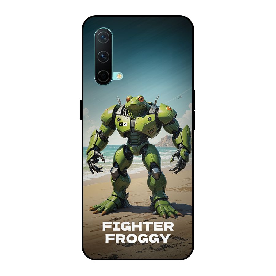 Fighter Froggy Metal Back Case for OnePlus Nord CE 5G