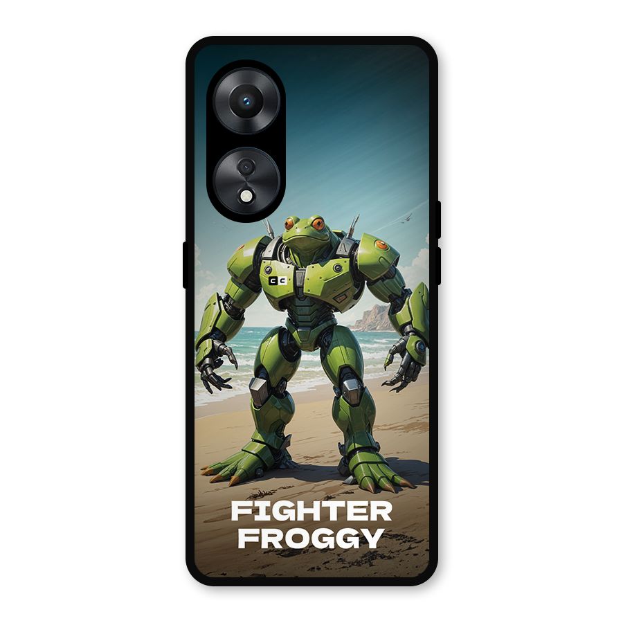 Fighter Froggy Metal Back Case for Oppo A78