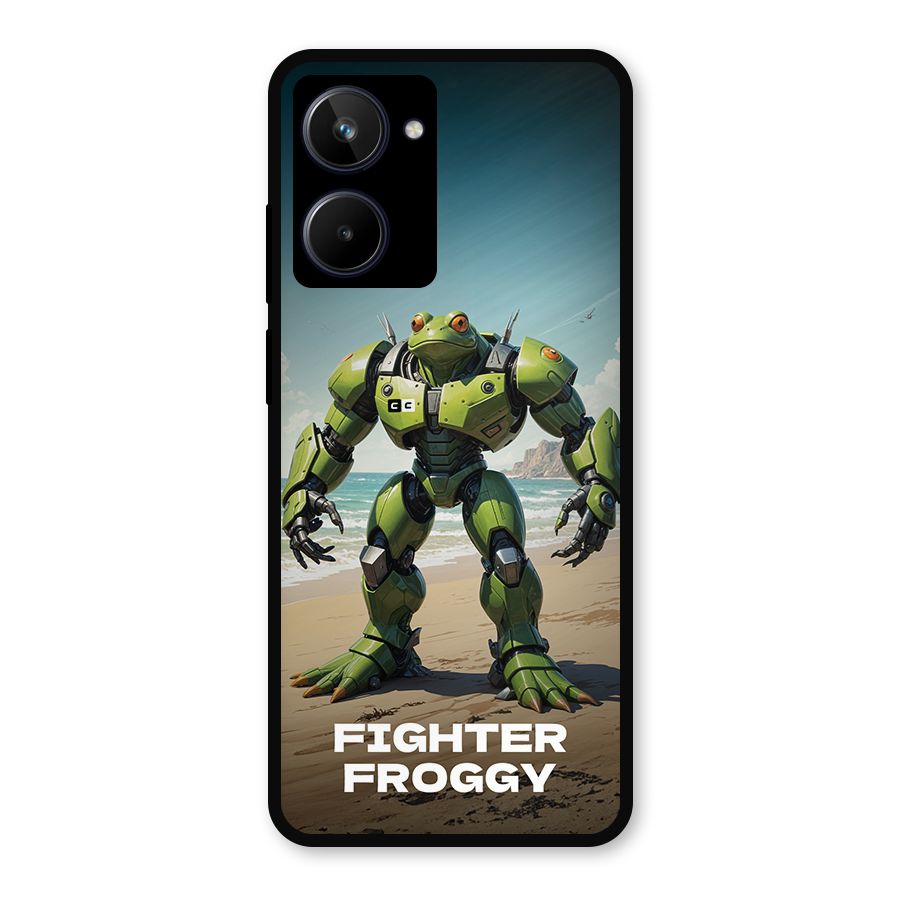 Fighter Froggy Metal Back Case for Realme 10