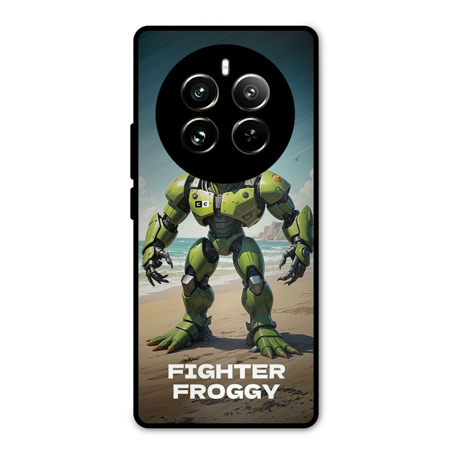 Fighter Froggy Metal Back Case for Realme 12 Pro