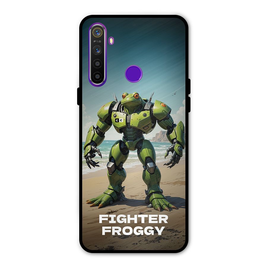 Fighter Froggy Metal Back Case for Realme 5