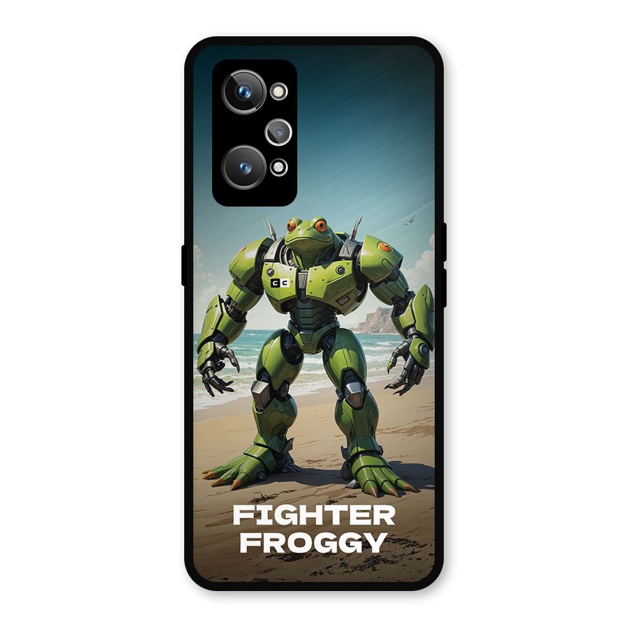 Fighter Froggy Metal Back Case for Realme GT 2