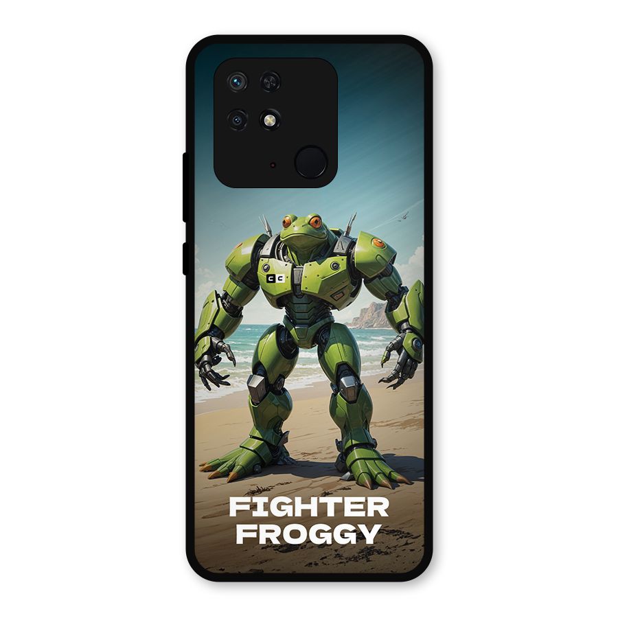 Fighter Froggy Metal Back Case for Redmi 10 Power