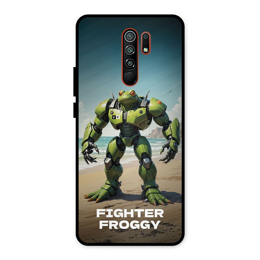 Fighter Froggy Metal Back Case for Redmi 9 Prime