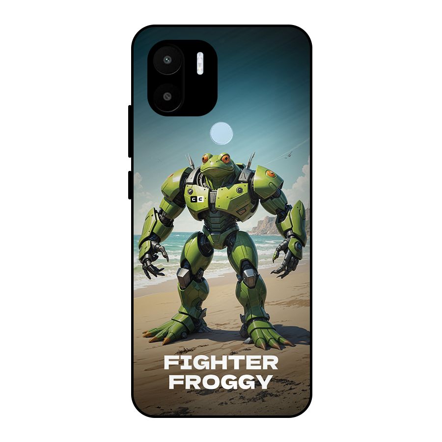 Fighter Froggy Metal Back Case for Redmi A2 Plus