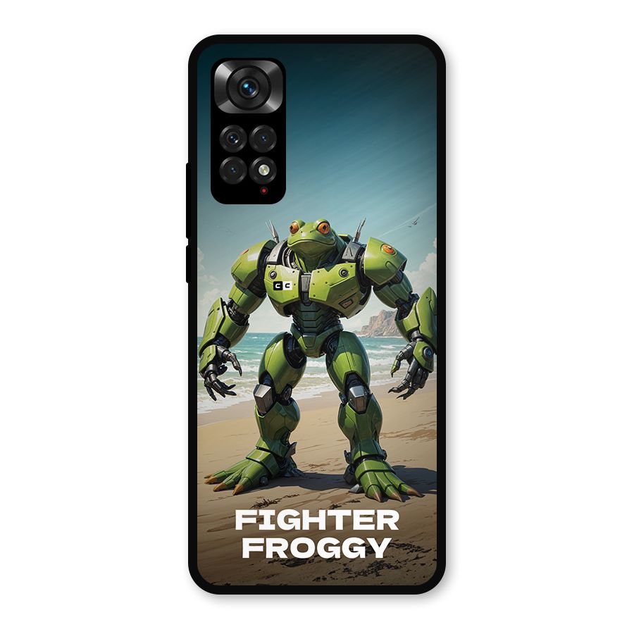 Fighter Froggy Metal Back Case for Redmi Note 11s