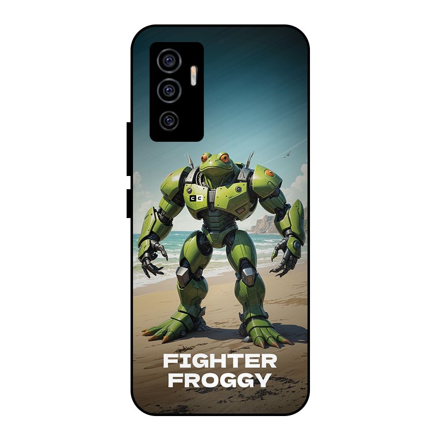 Fighter Froggy Metal Back Case for Vivo V23e