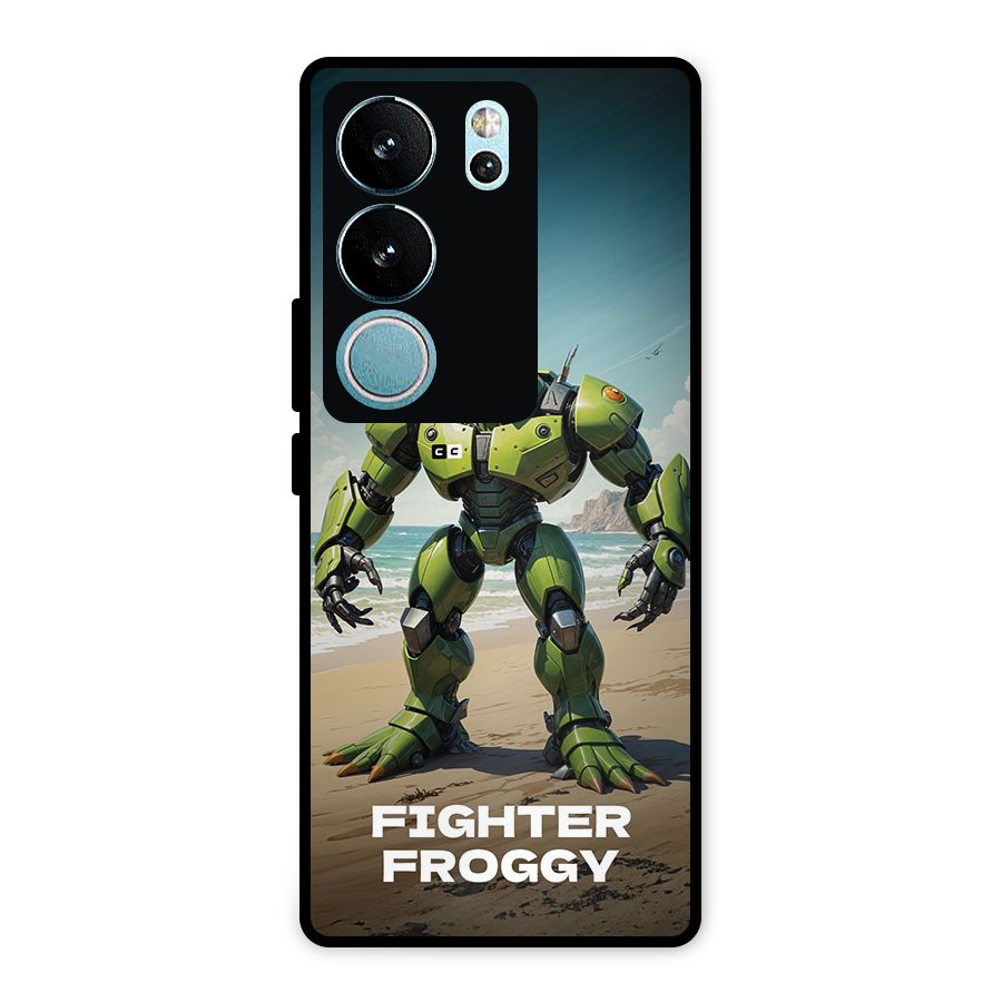 Fighter Froggy Metal Back Case for Vivo V29