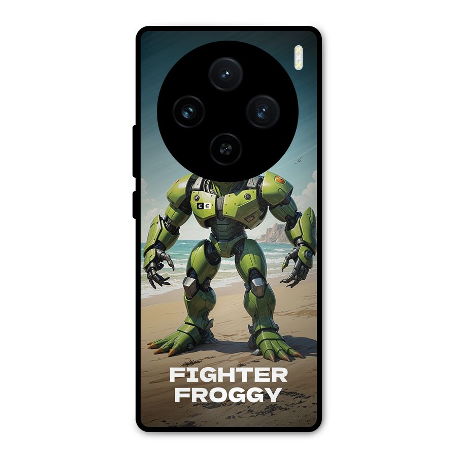 Fighter Froggy Metal Back Case for Vivo X100