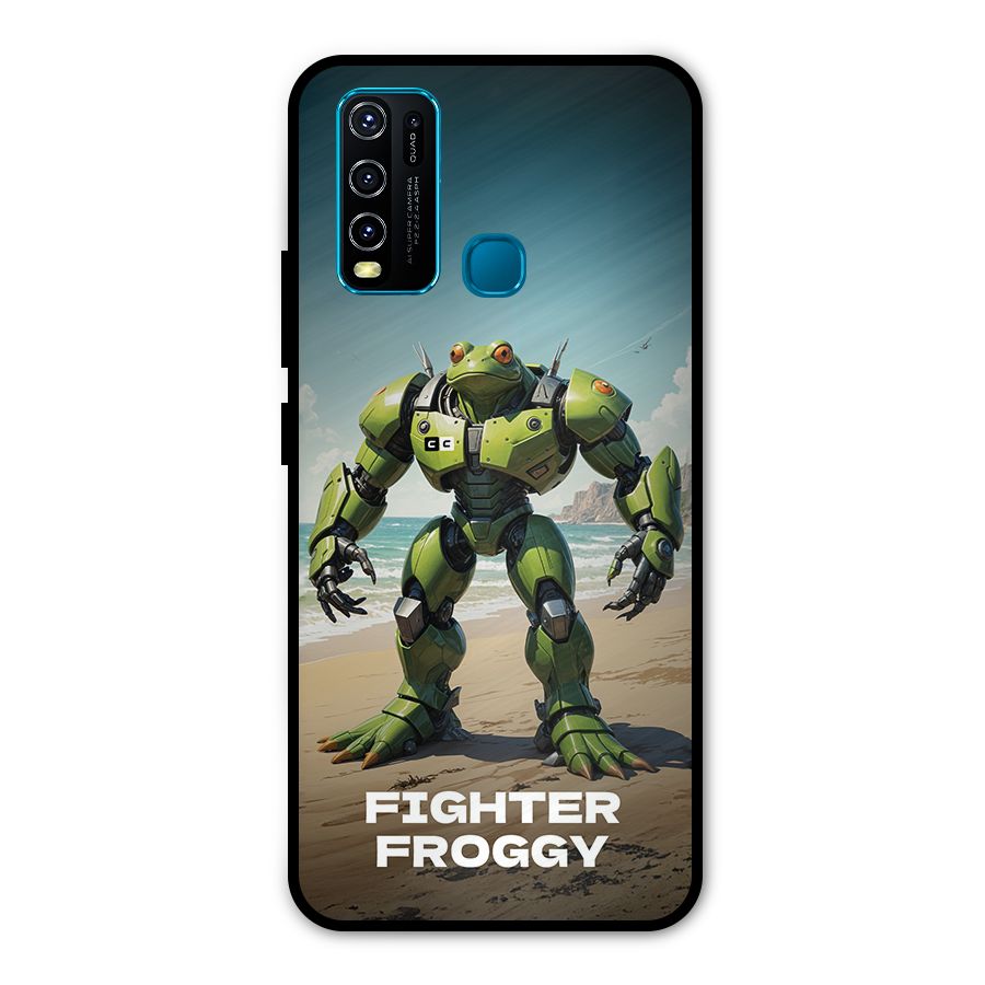 Fighter Froggy Metal Back Case for Vivo Y30