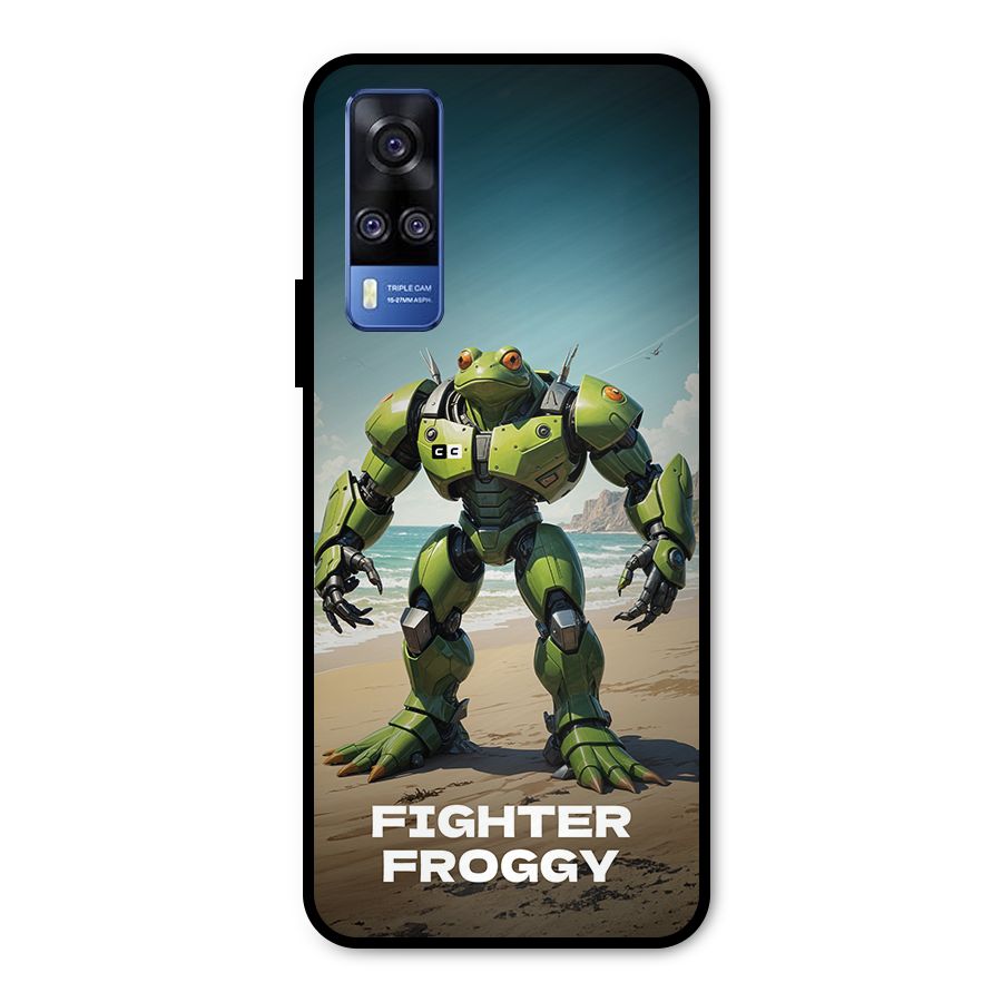 Fighter Froggy Metal Back Case for Vivo Y51A