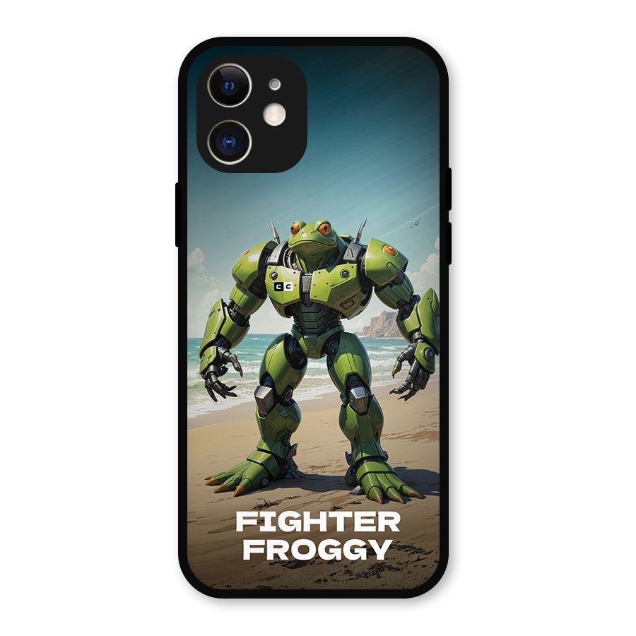 Fighter Froggy Metal Back Case for iPhone 12