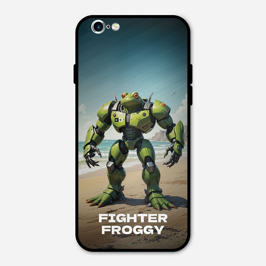 Fighter Froggy Metal Back Case for iPhone 6 6s