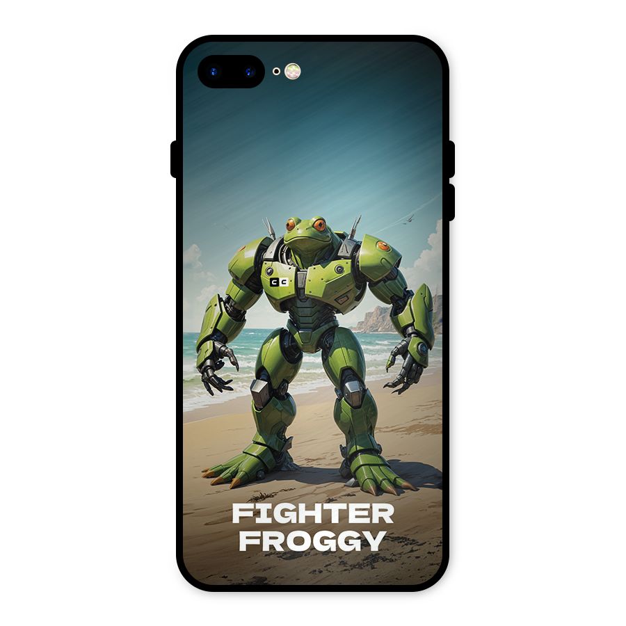 Fighter Froggy Metal Back Case for iPhone 8 Plus