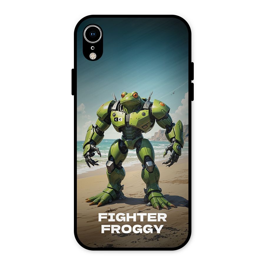 Fighter Froggy Metal Back Case for iPhone XR
