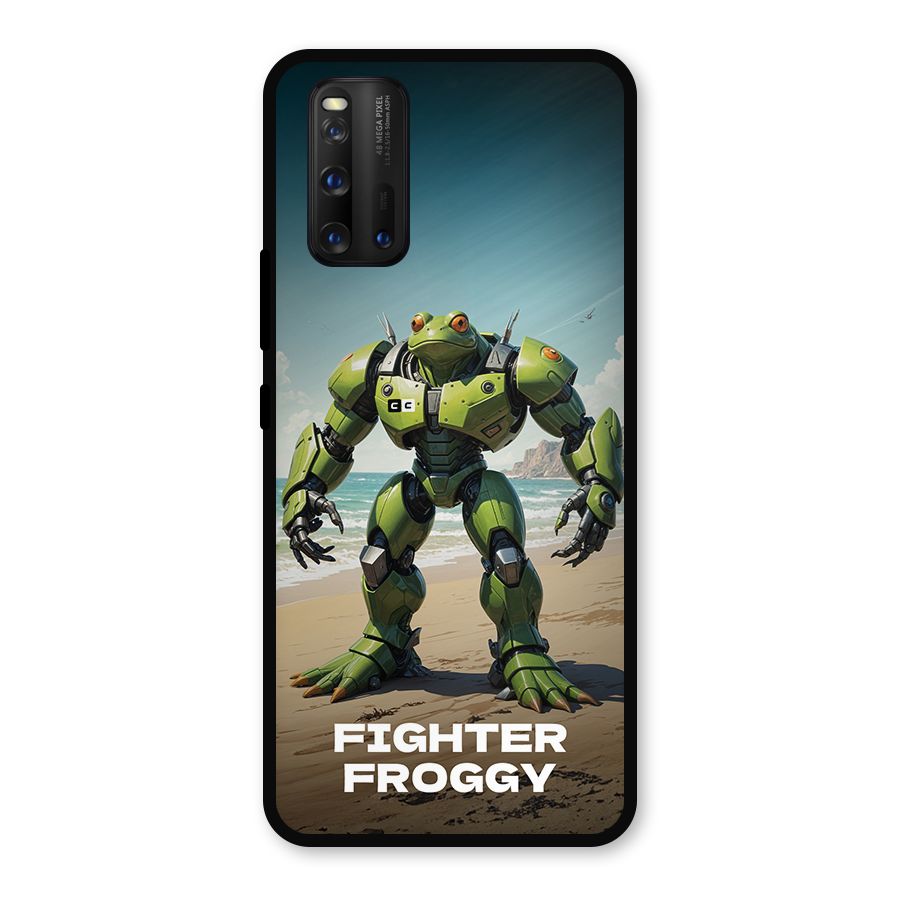 Fighter Froggy Metal Back Case for iQOO 3