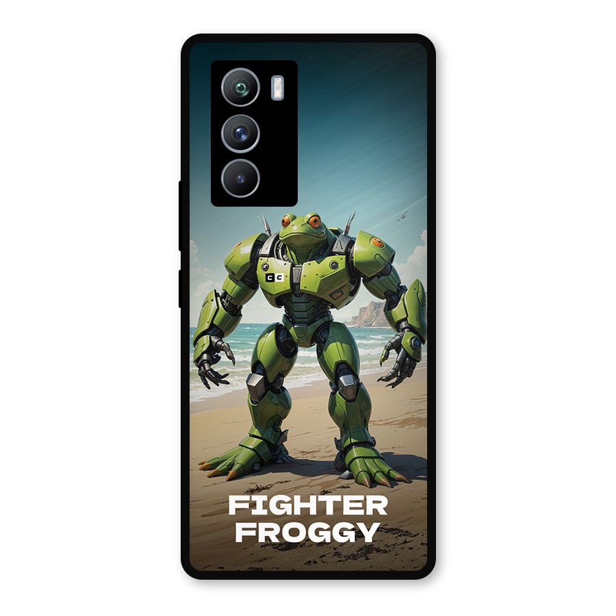 Fighter Froggy Metal Back Case for iQOO 9 SE