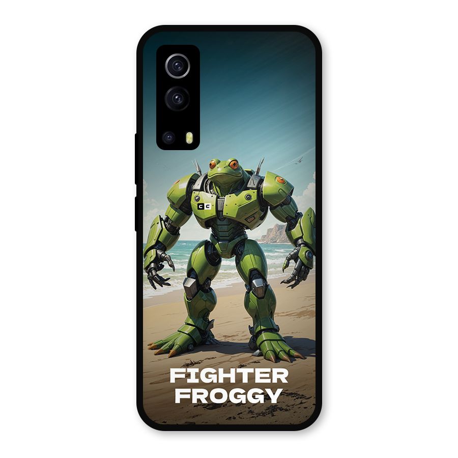 Fighter Froggy Metal Back Case for iQOO Z3