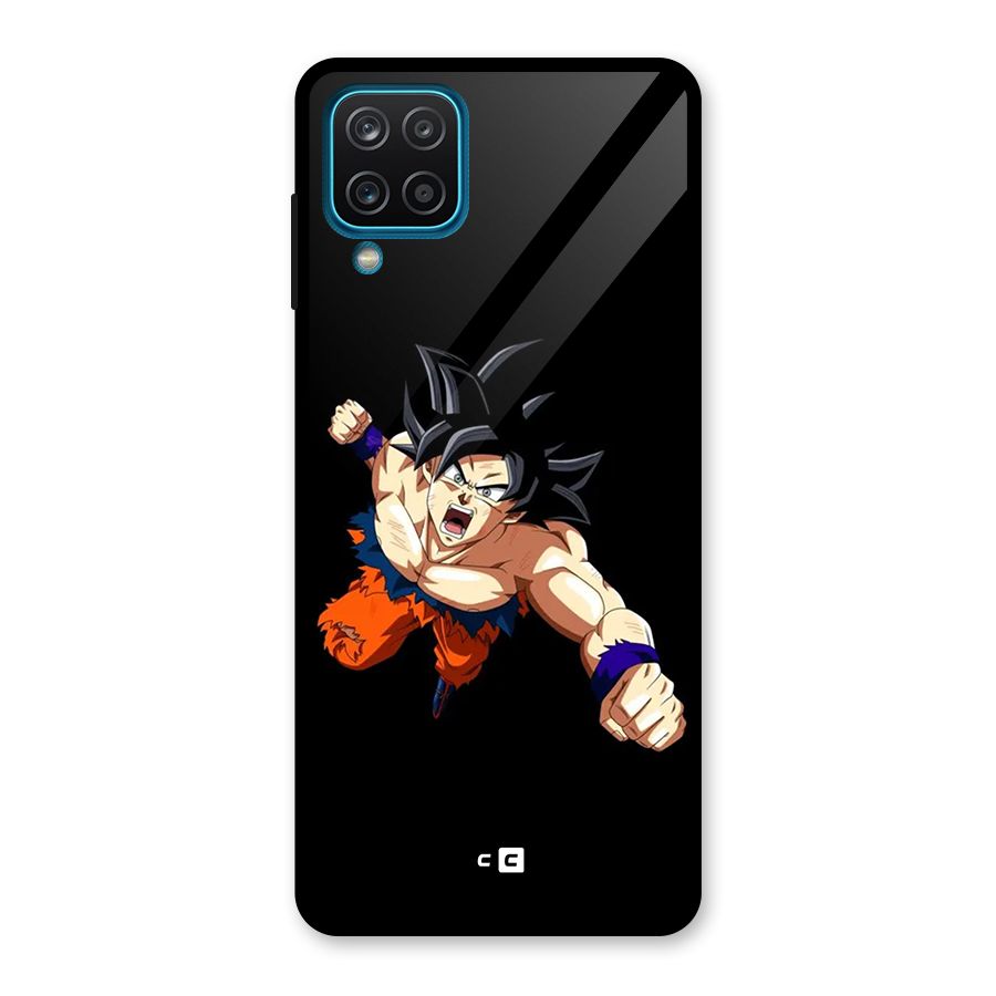 Fighting Goku Glass Back Case for Galaxy A12