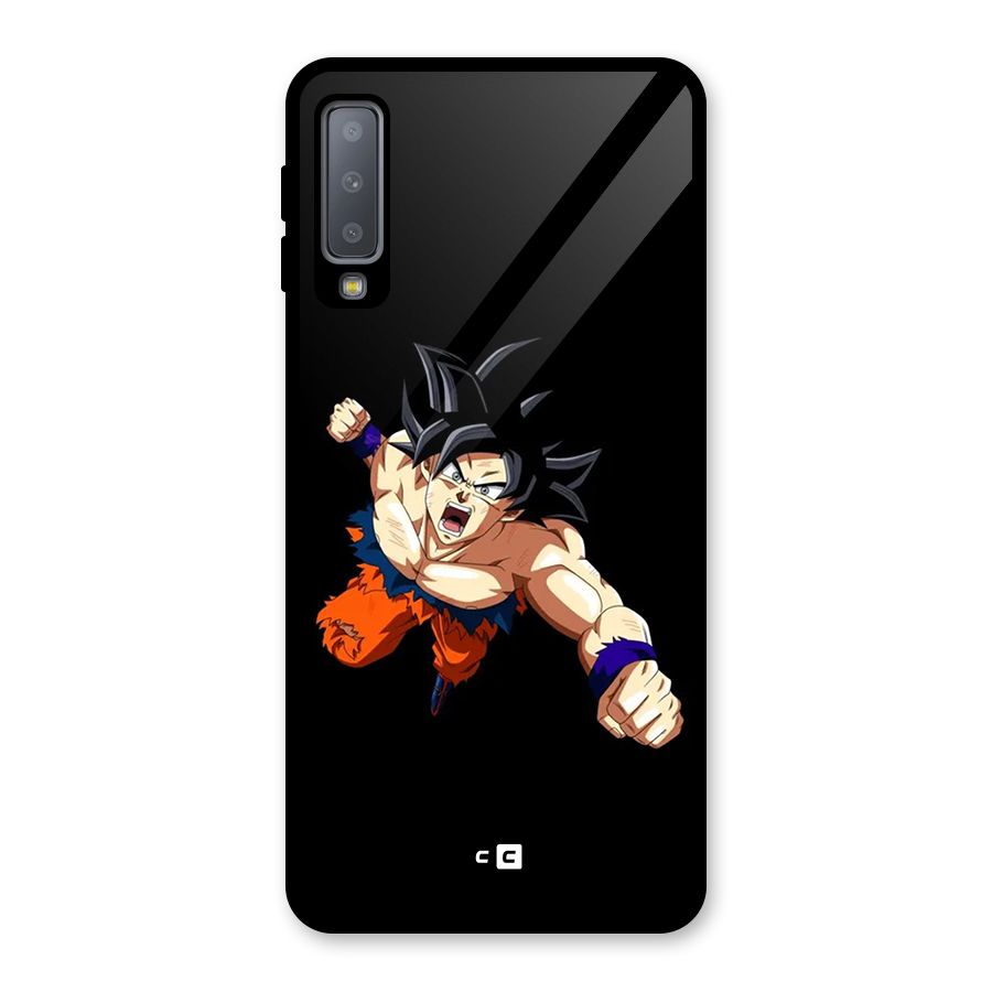 Fighting Goku Glass Back Case for Galaxy A7 (2018)