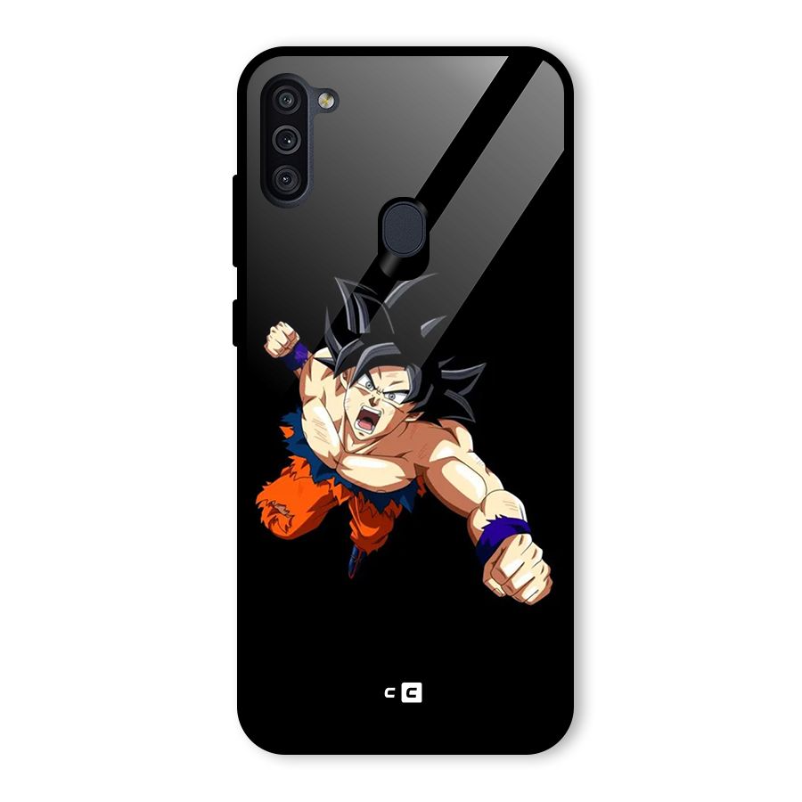 Fighting Goku Glass Back Case for Galaxy M11