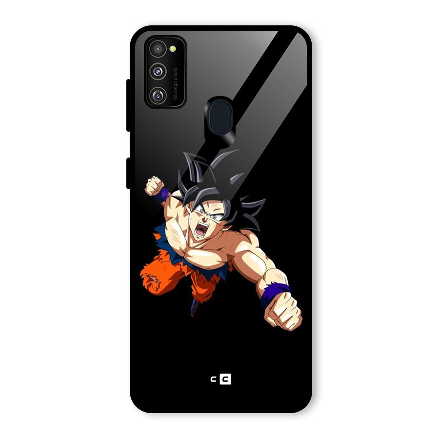 Fighting Goku Glass Back Case for Galaxy M30s