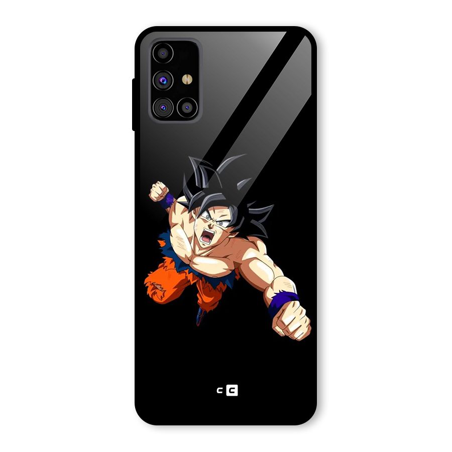Fighting Goku Glass Back Case for Galaxy M31s